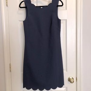 J. Crew Scalloped Hemline Dress